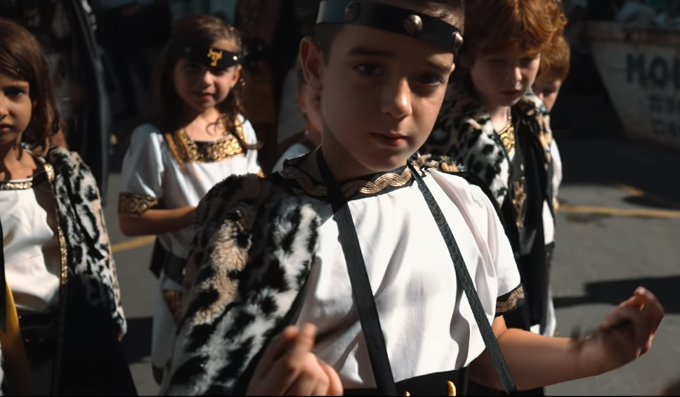 Niños de la sección infantil